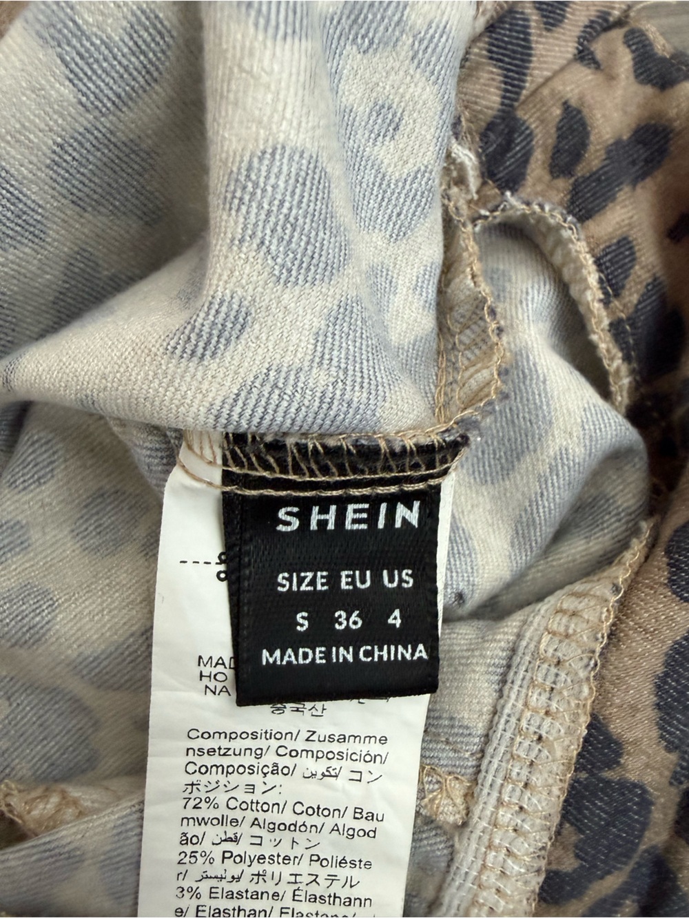 Leopard Cargo Pants - Picture 3 of 3